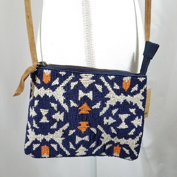 Earthbound Trading Co Beaded Crossbody Bag… - Picture 1 of 15